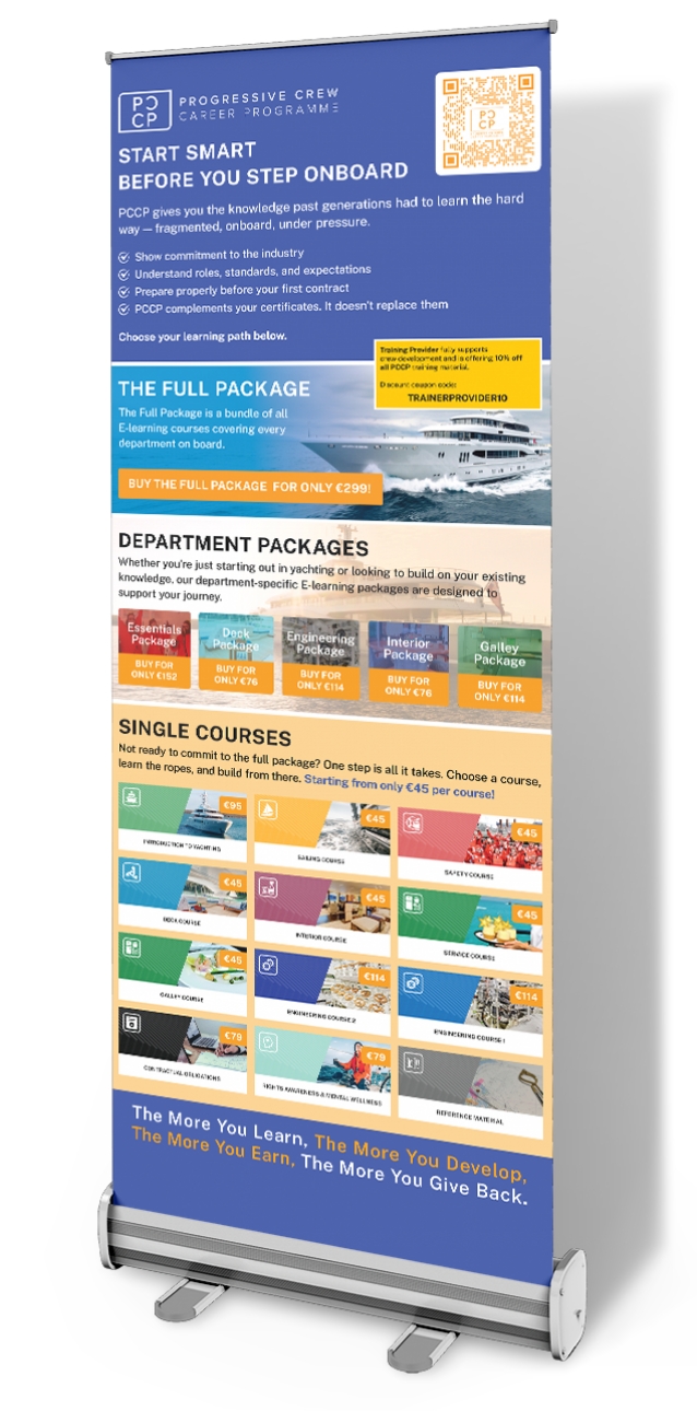 Order your free PCCP banner | Boost your training with PCCP's industry-leading career programs & online courses