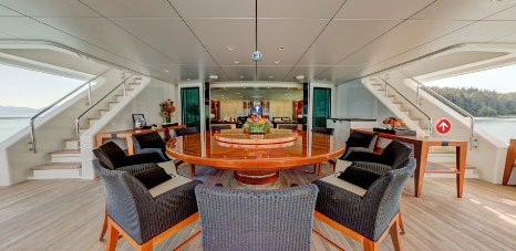 Take a Tour of a Large Luxury Yacht