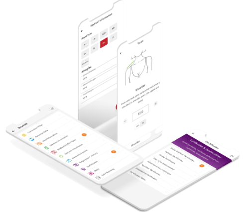 CV Builder document management interface