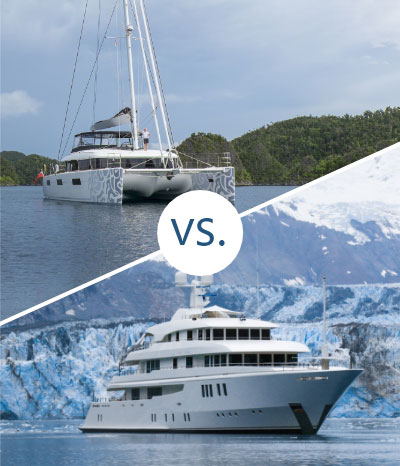 Learn the difference between starting your yachting career on a small yacht vs a superyacht.